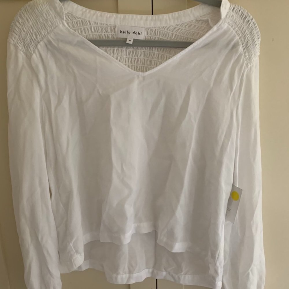 Brand New white Bella Dahl long sleeve